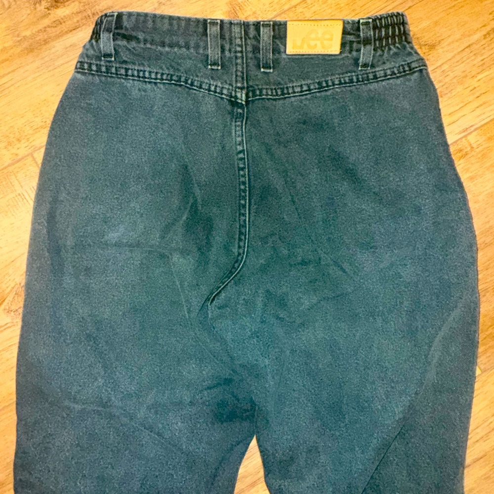 Vintage Forest Green Lee Jeans Size 8